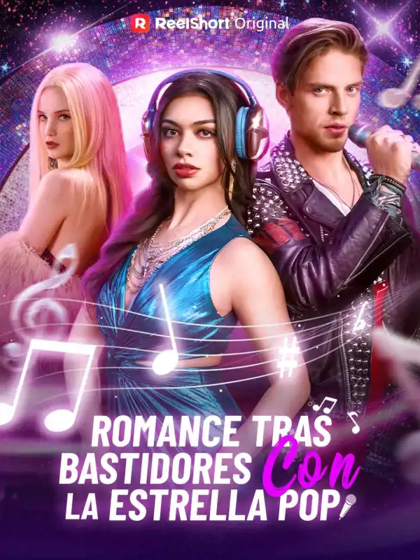 Póster de Romance tras bastidores con la estrella pop